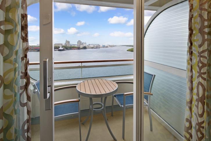 Spacious Ocean View Balcony