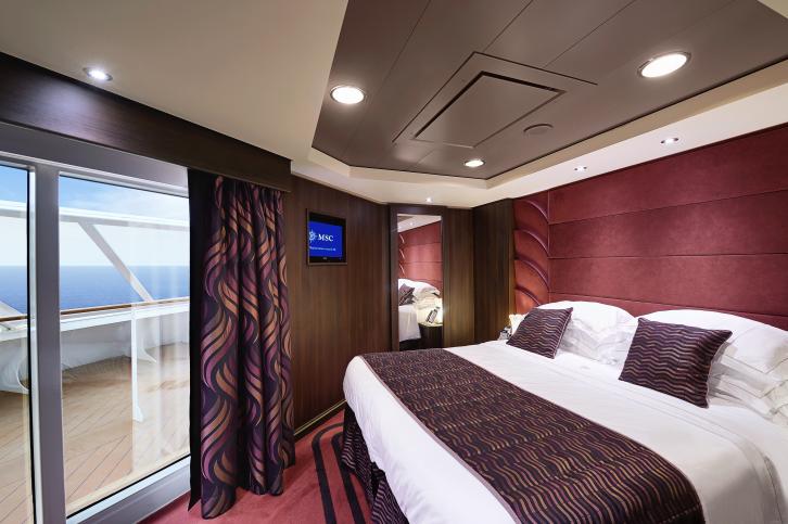 MSC Yacht Club Executive and Family Suite with Balcony