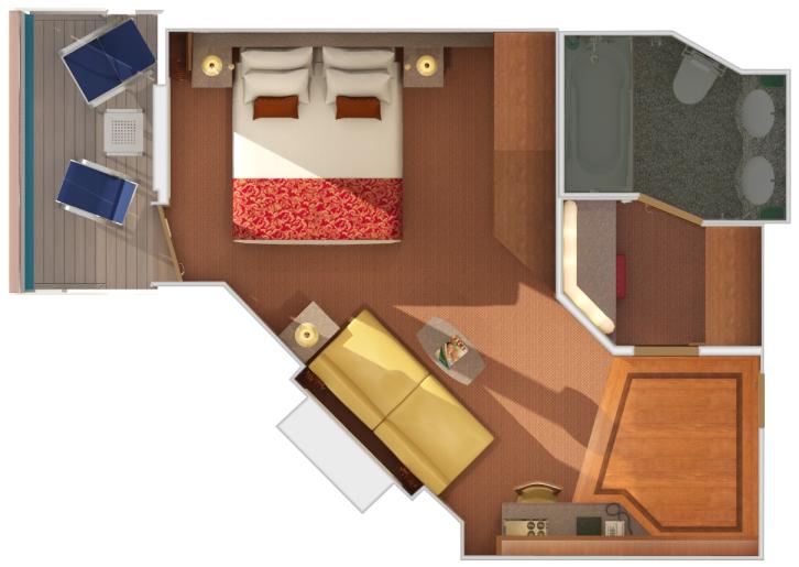 Junior Suite floor Plan