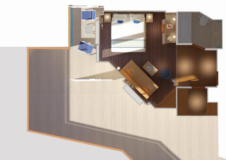 Junior Suite (Obstructed View) floor Plan