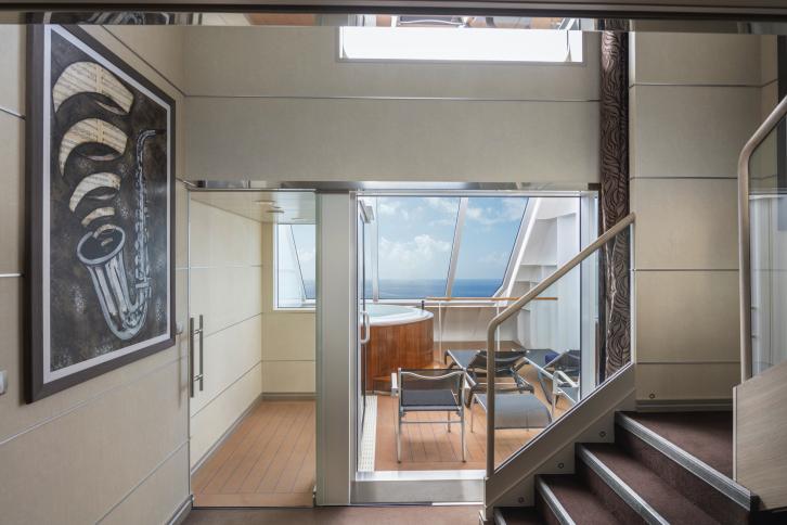 MSC Yacht Club Duplex Suite with Whirlpool