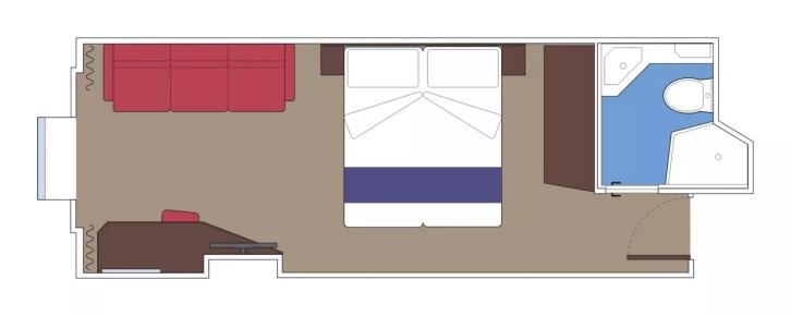 Deluxe Ocean View floor Plan
