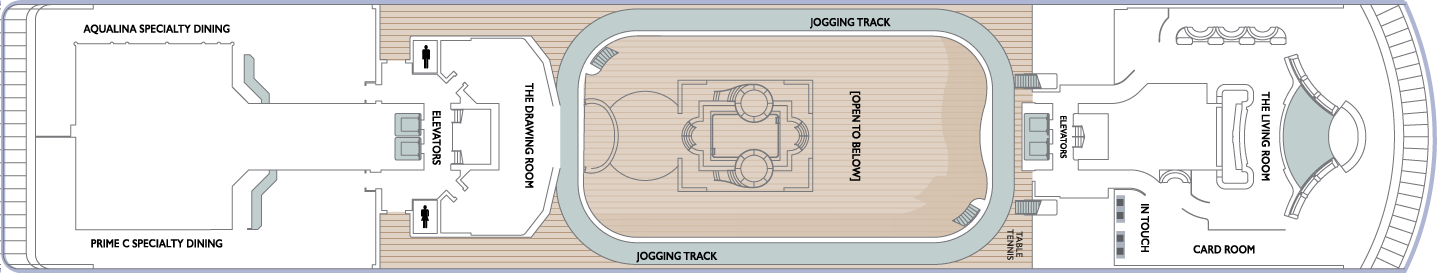Deck 10 plan on Azamara Journey