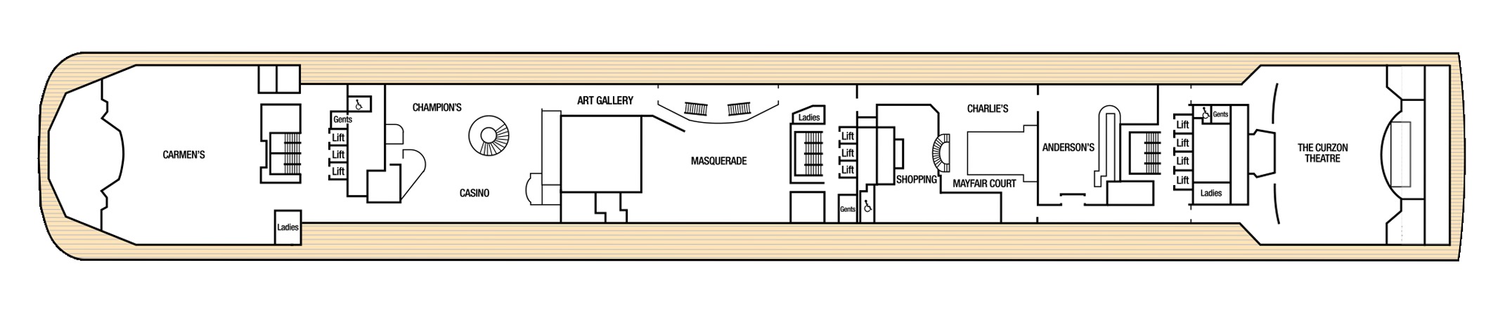 Deck 7 plan on Aurora