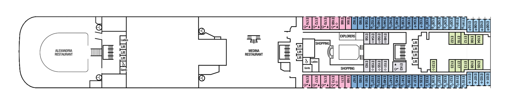 Deck 6 plan on Aurora