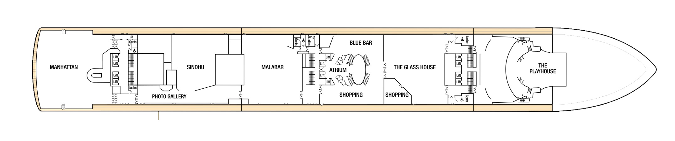 Deck 7 plan on Azura