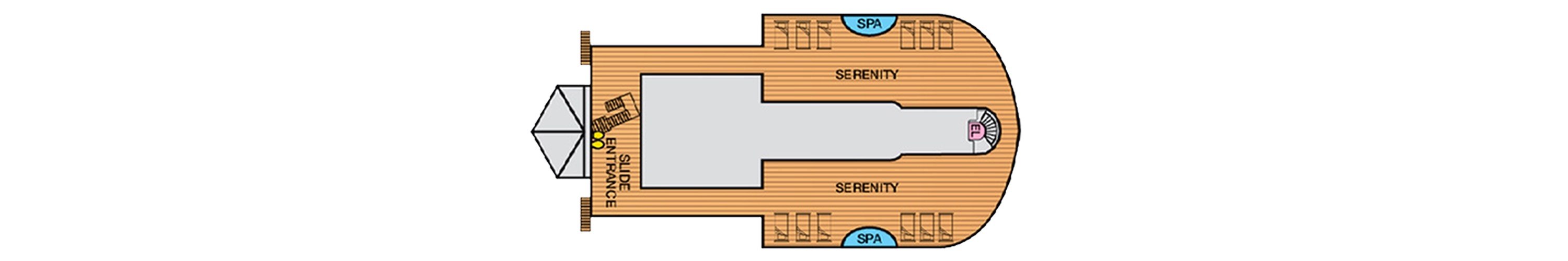 Deck 15 plan on Carnival Dream