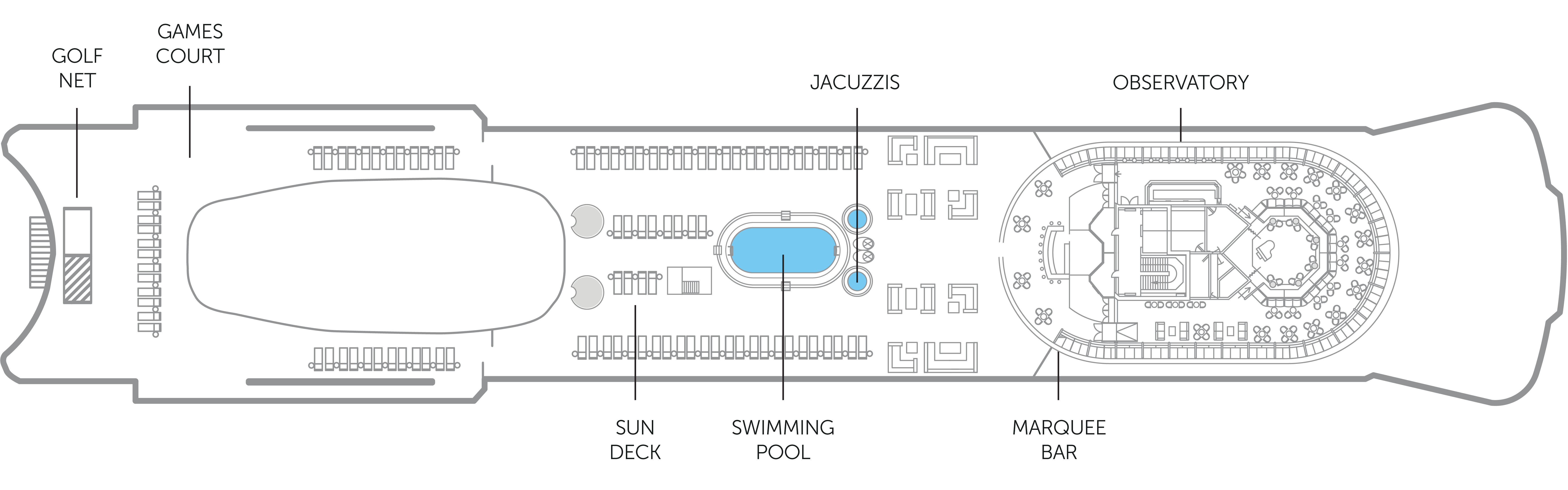 Marquee Deck 11 plan on Balmoral