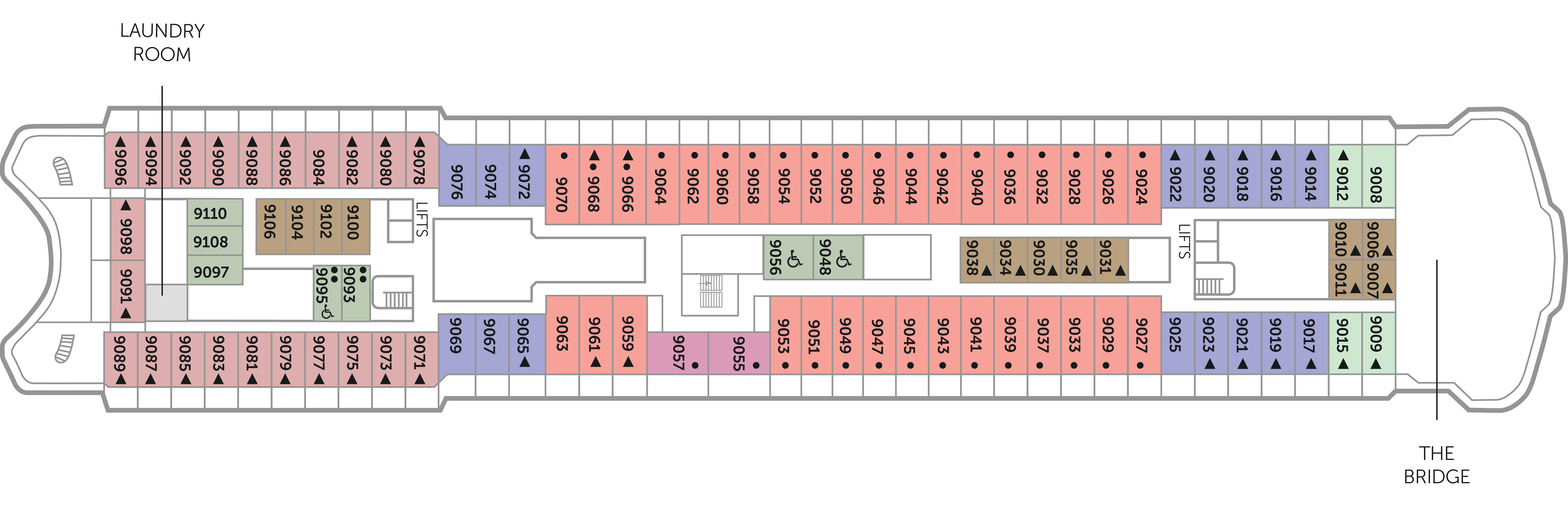 Bridge Deck 9 plan on Balmoral