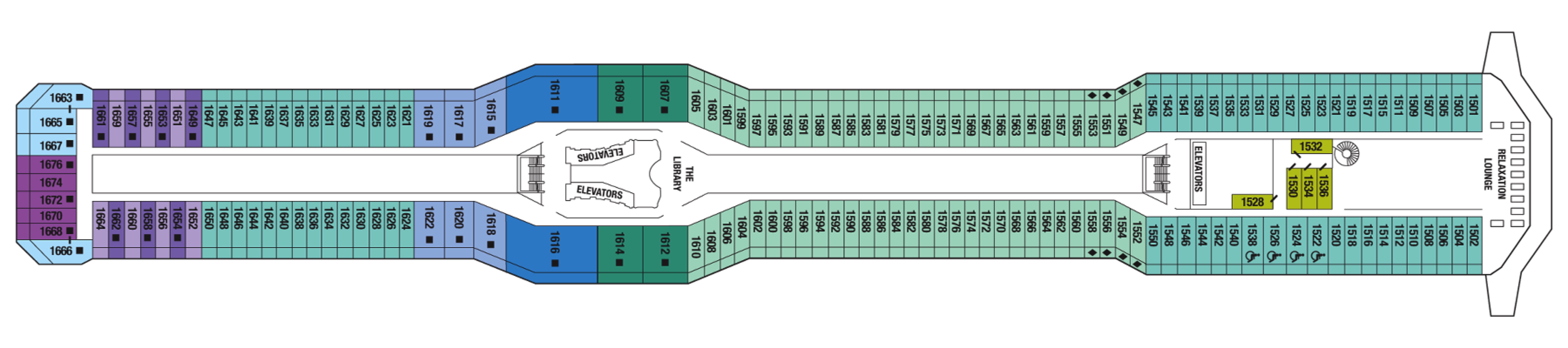 Deck 11 plan on Celebrity Equinox