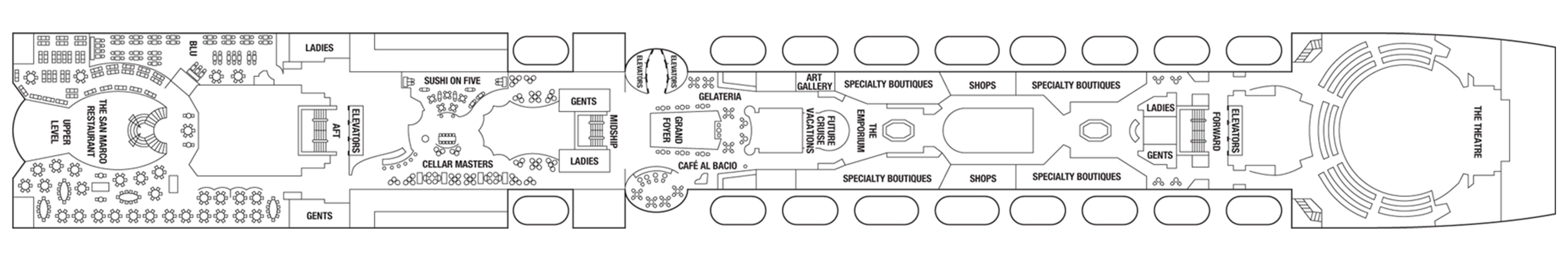 Deck 5 plan on Celebrity Constellation