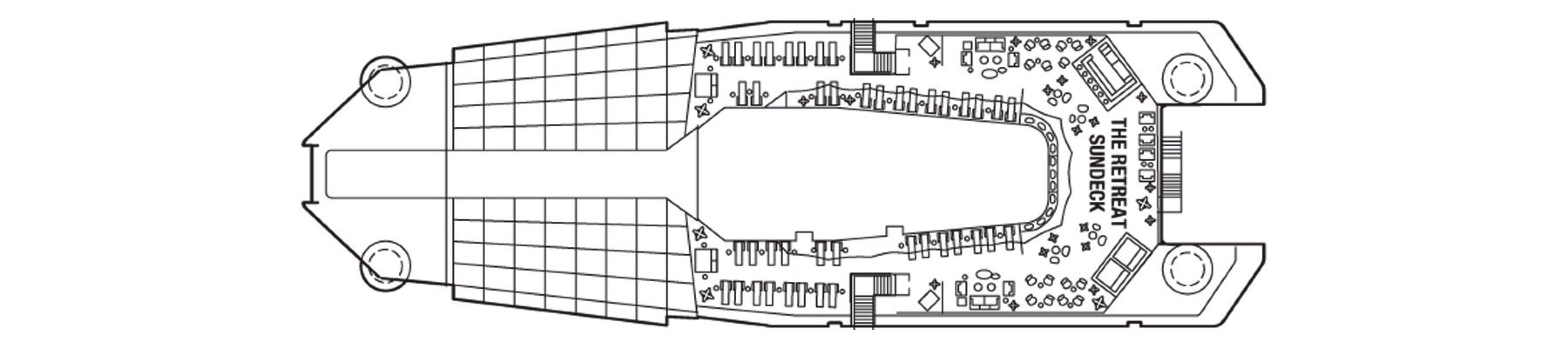 Deck 16 plan on Celebrity Silhouette