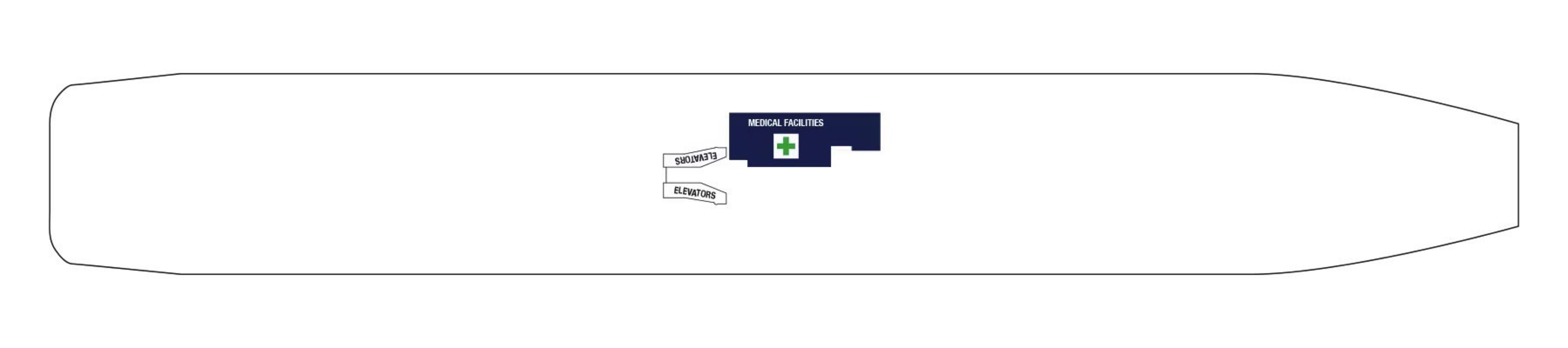 Deck 2 plan on Celebrity Eclipse