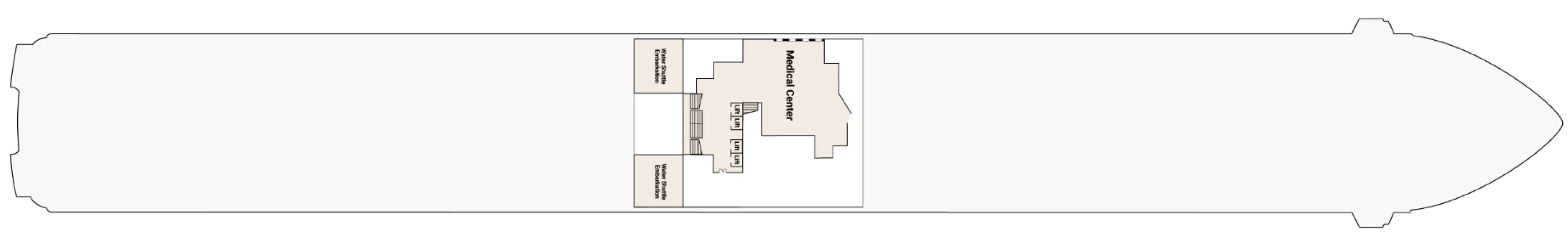 Deck 4 plan on Coral Princess