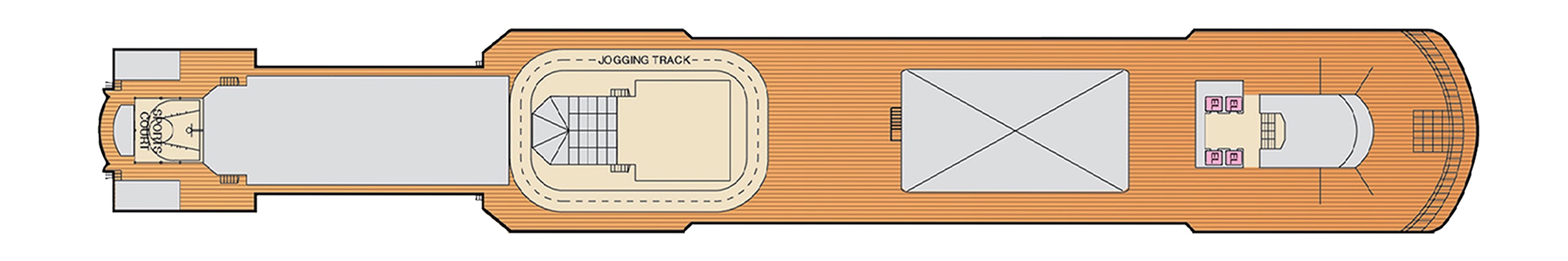 Deck 11 plan on Carnival Luminosa