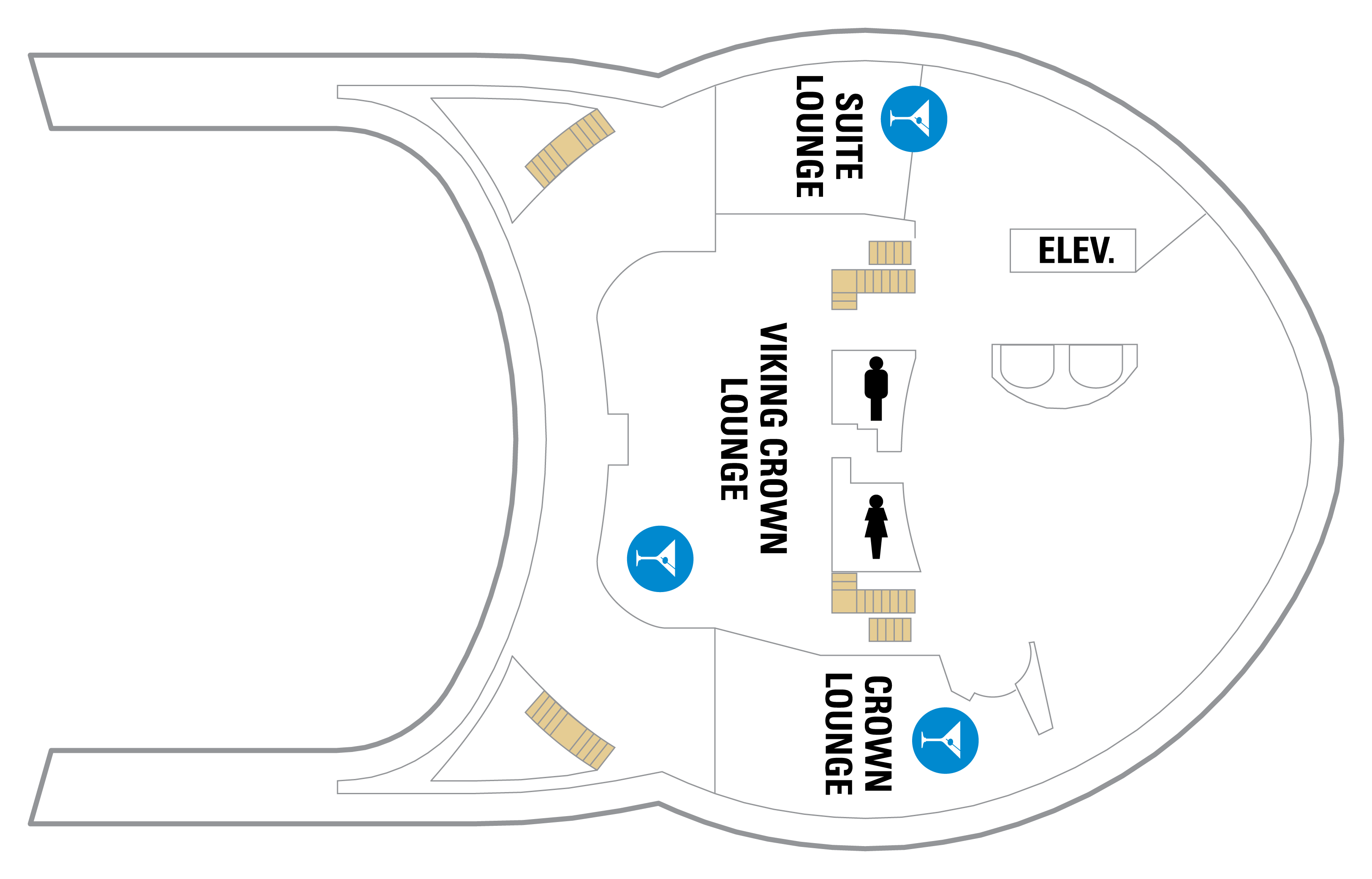 Deck 14 plan on Freedom of the Seas