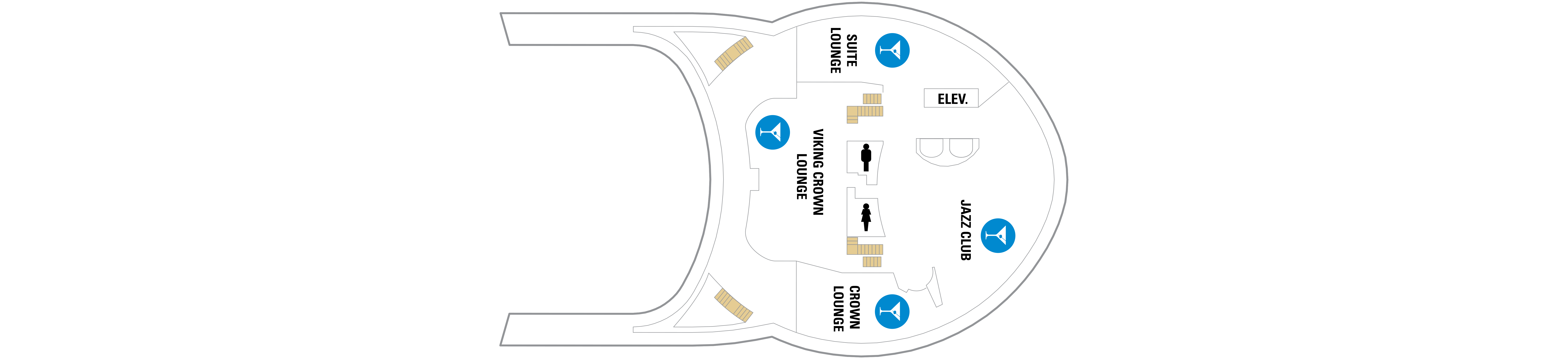 Deck 14 plan on Mariner of the Seas