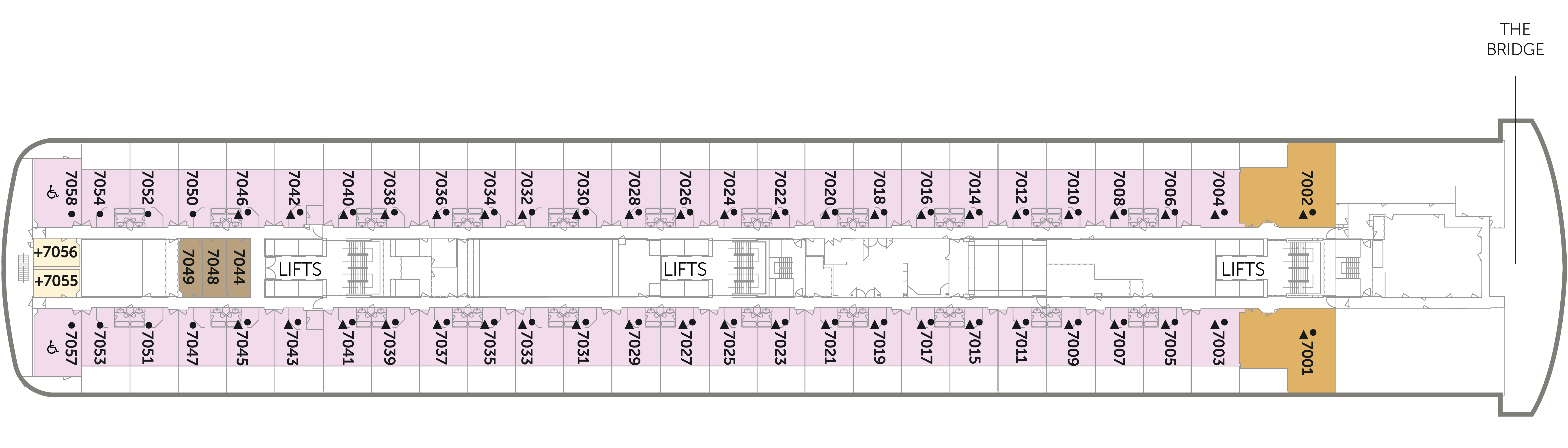 Bridge Deck 7 plan on Bolette