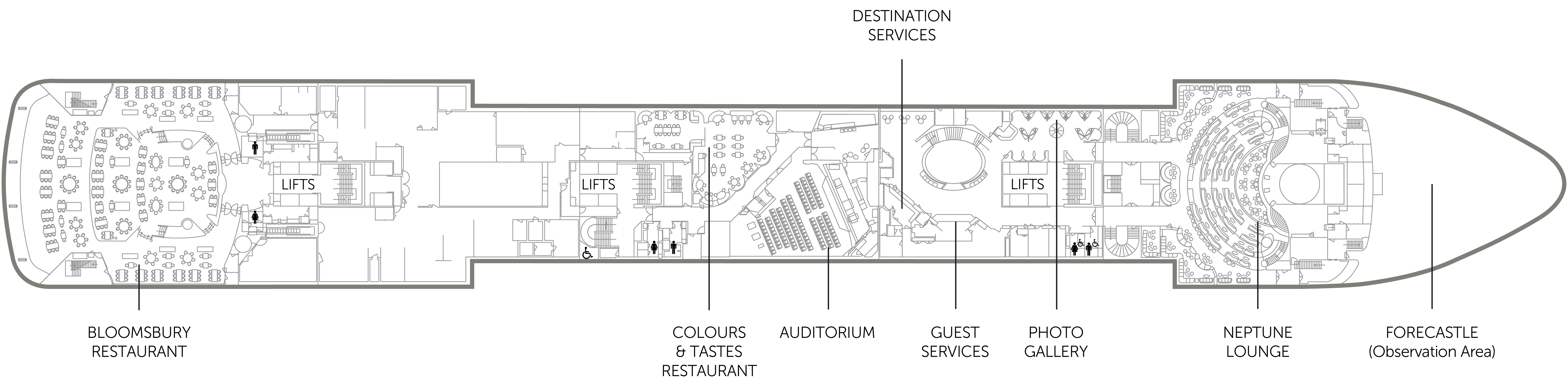 Main Deck 4 plan on Bolette