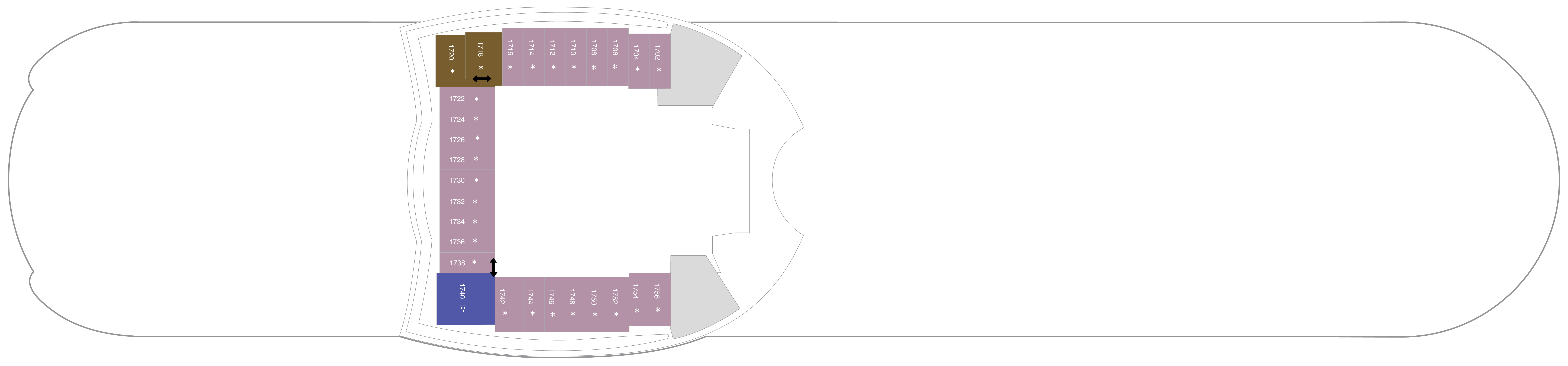 Deck 18 plan on Oasis of the Seas