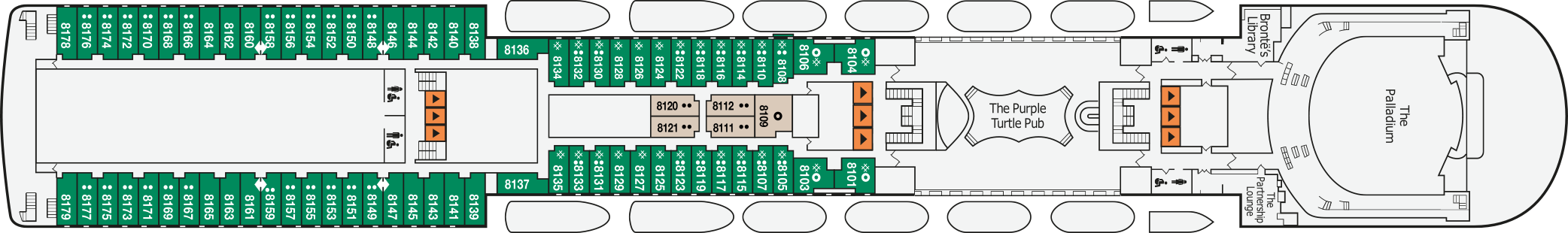 Deck 8 plan on Ambience