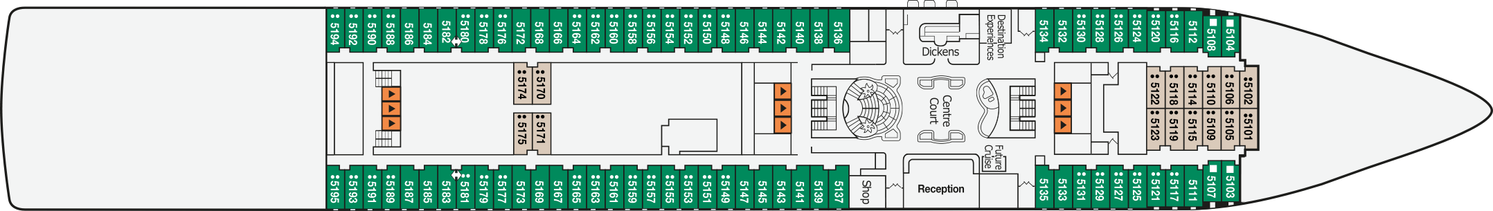 Deck 5 plan on Ambience