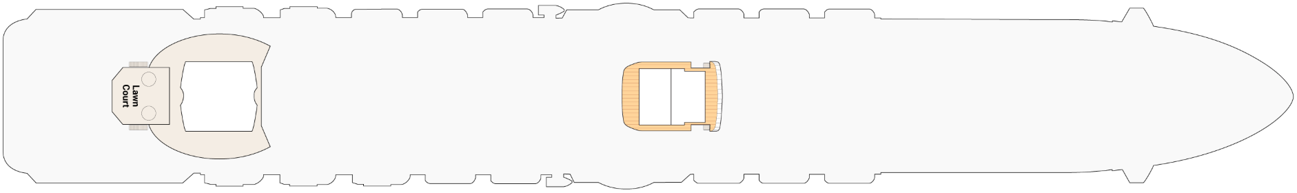 Deck 19 plan on Royal Princess