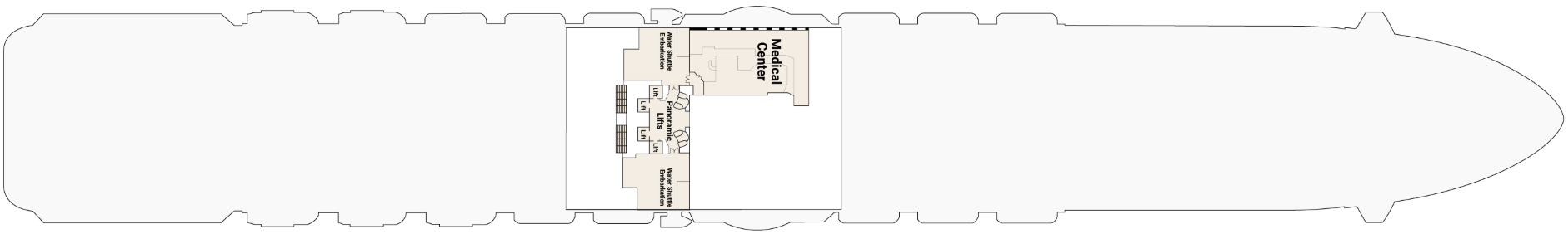 Deck 4 plan on Royal Princess