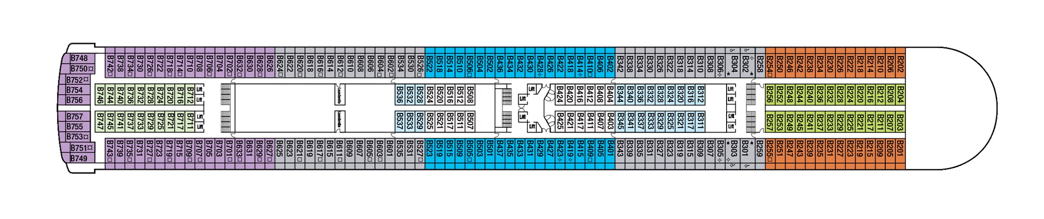 Deck 11 plan on Ventura