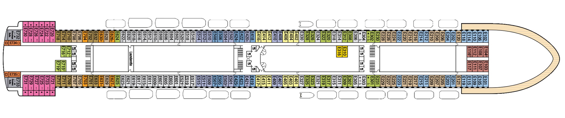 Deck 8 plan on Ventura