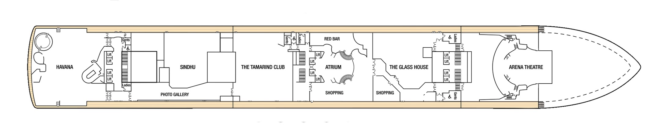 Deck 7 plan on Ventura