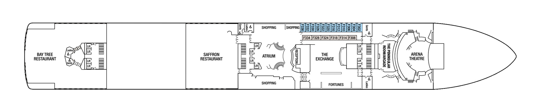 Deck 6 plan on Ventura