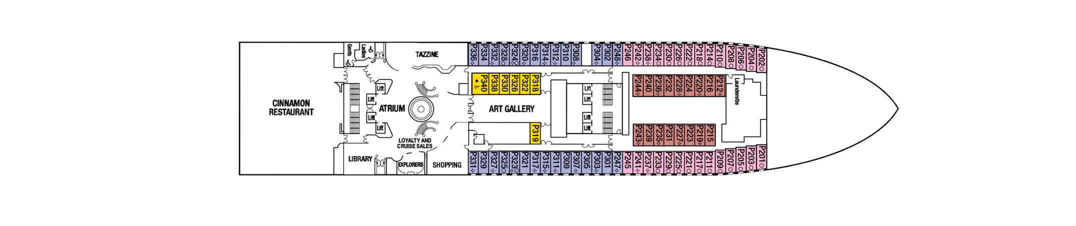 Deck 5 plan on Ventura