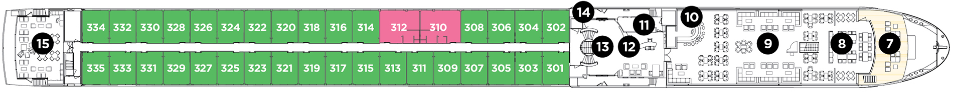 Royal Deck plan on Avalon Expression