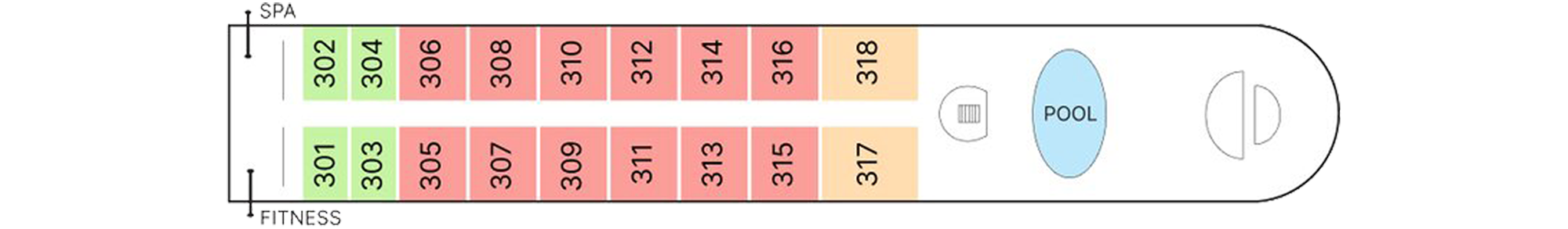 Sadec Sun Deck plan on AmaDara