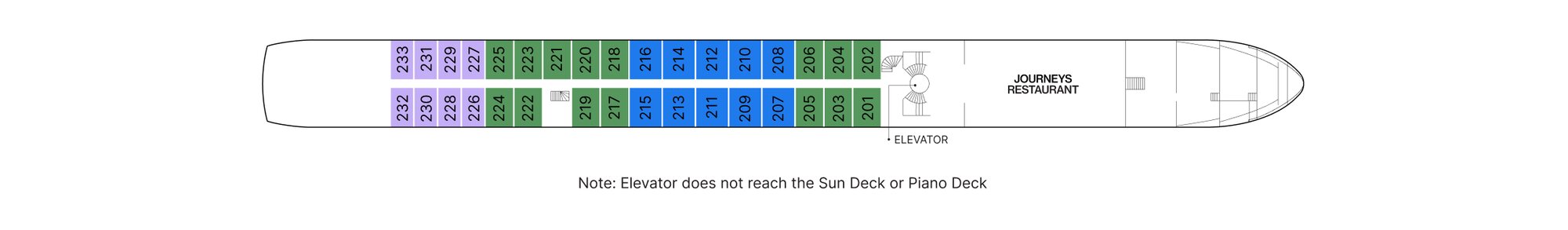 Cello Deck plan on AmaSerena