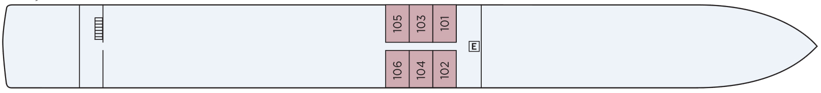 Beaujolais Deck plan on S.S. Bon Voyage