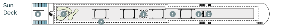 Sun Deck plan on Emerald Sky
