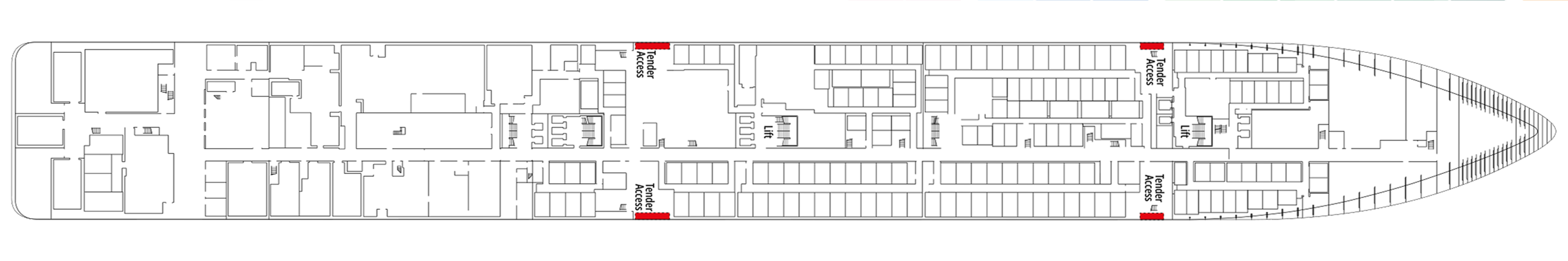 Deck 4 plan on MSC Poesia