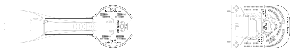 Deck 18 plan on MSC Preziosa