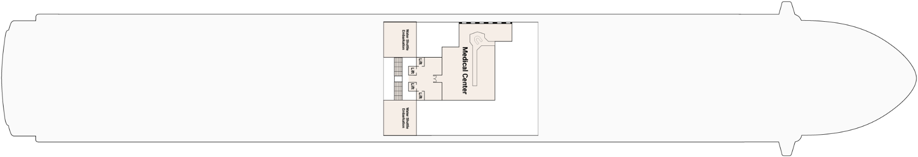 Deck 4 plan on Diamond Princess