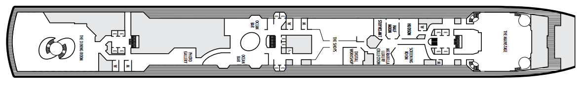Deck 3 plan on Zuiderdam