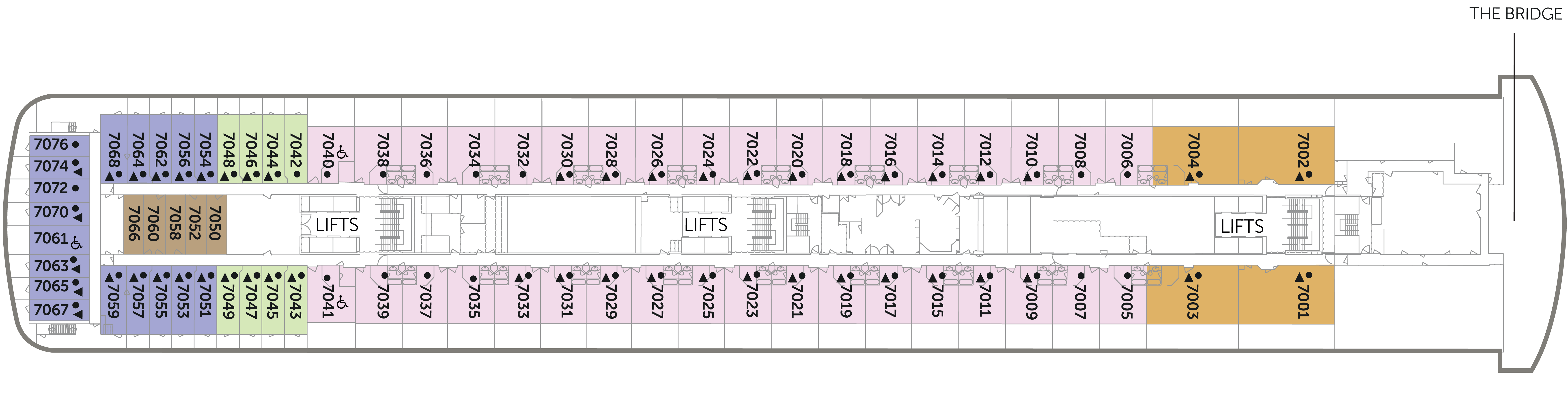Bridge Deck 7 plan on Borealis