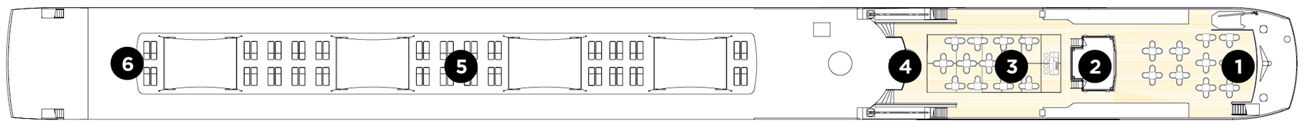 Sky Deck plan on Avalon Tranquility II