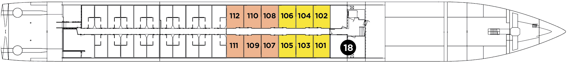 Indigo Deck plan on Avalon Tranquility II