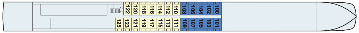 Main Deck plan on Viking Lofn