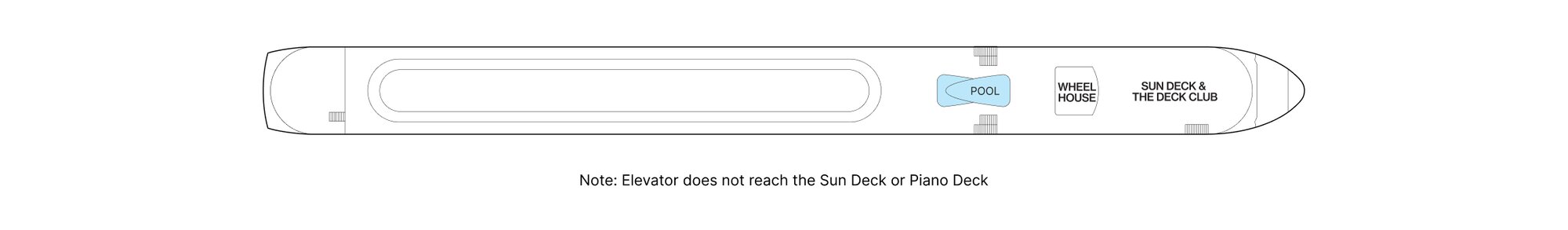 Sun Deck plan on AmaBella