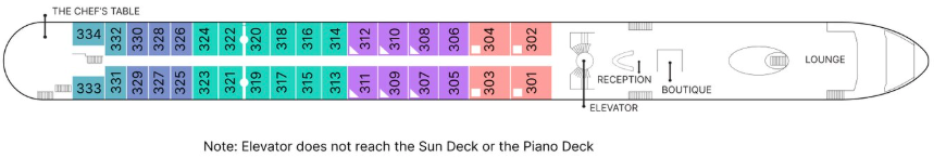 Violin Deck plan on AmaViola