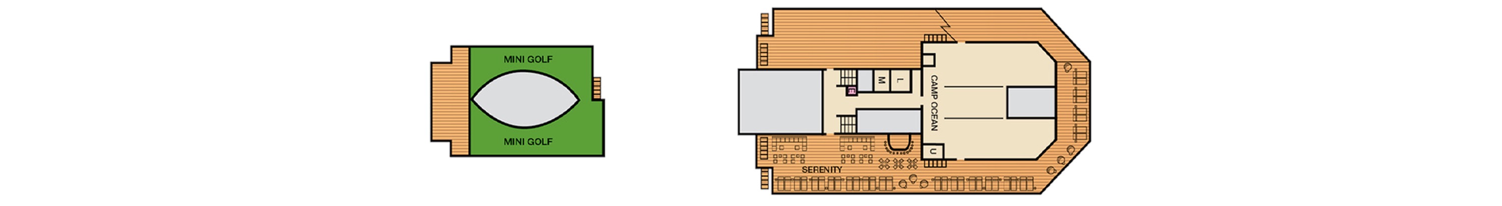 Deck 12 plan on Carnival Glory