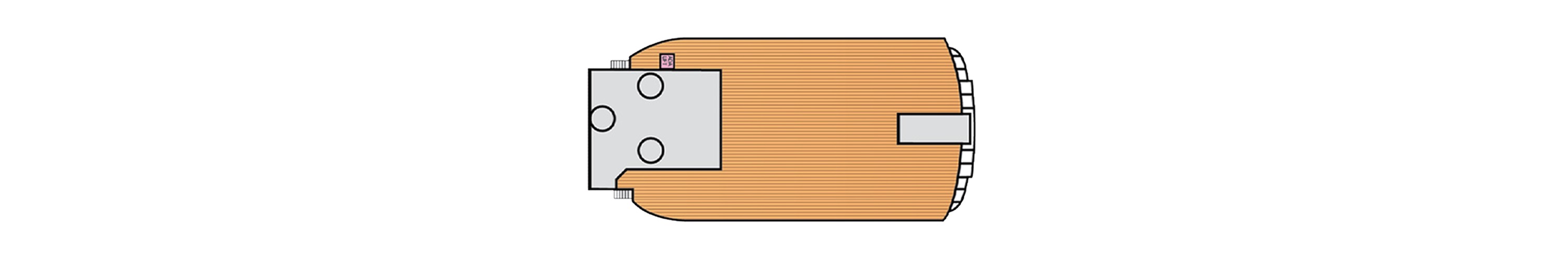 Deck 15 plan on Carnival Paradise